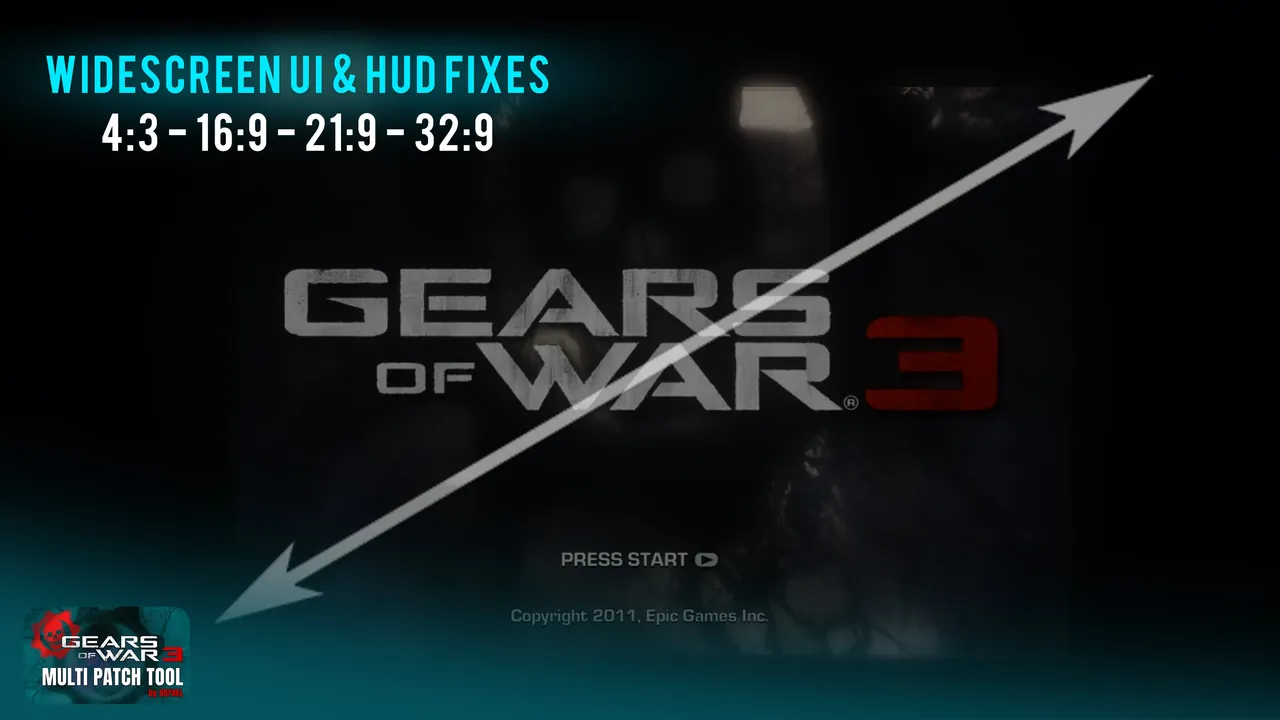 Widescreen UI and HUD fixes from 4:3 to 32:9